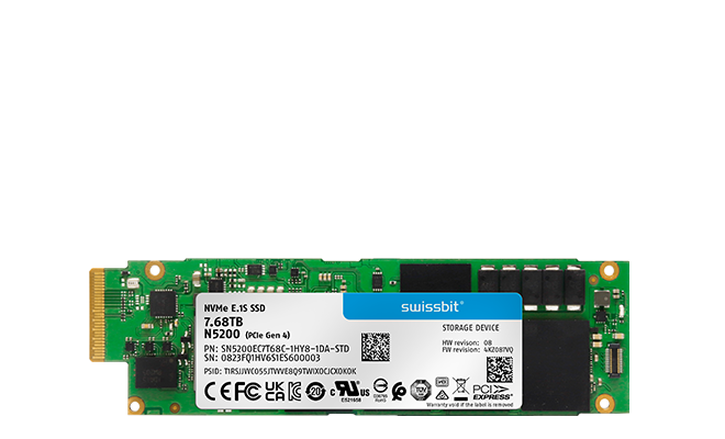 N5200 NVMe E.1S SSD 7.68TB