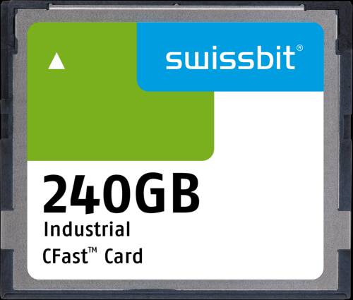 Industrial CFast Card, F-60, 240 GB, MLC Flash, 0°C to +70°C