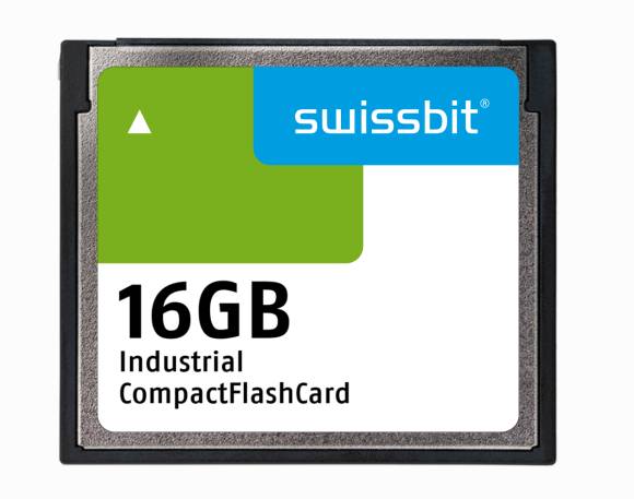 Industrial Compact Flash Card, C-500, 16 GB, SLC Flash, 0°C to +70°C