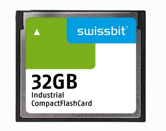 Industrial Compact Flash Card, C-500, 32 GB, SLC Flash, -40°C to +85°C