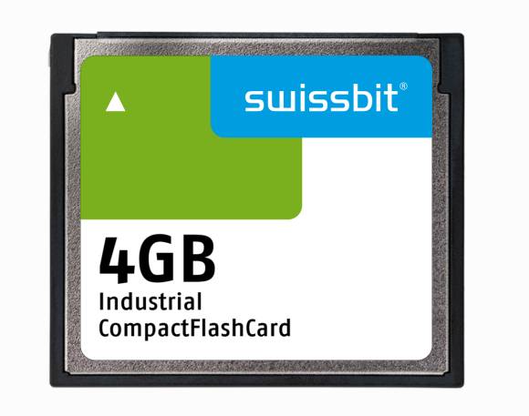 Industrial Compact Flash Card, C-500, 4 GB, SLC Flash, -40°C to +85°C