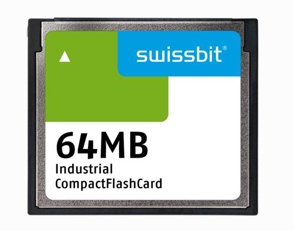 Industrial Compact Flash Card, C-350, 64 MB, SLC Flash, 0°C to +70°C