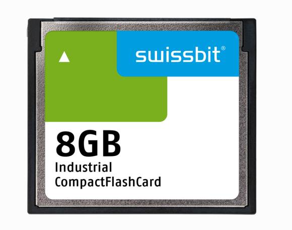 Industrial Compact Flash Card, C-500, 8 GB, SLC Flash, 0°C to +70°C