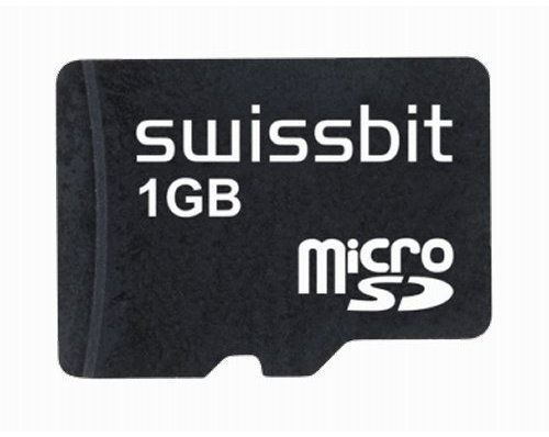 Industrial microSD Card, S-600u, 1 GB, SLC Flash, -25°C to +85°C
