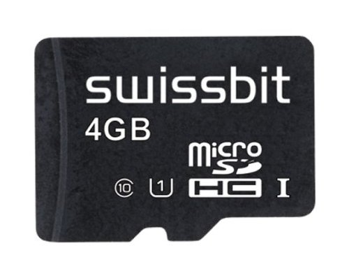 Industrial microSD Card, S-56u, 4 GB, 3D pSLC Flash, -25°C to +85°C