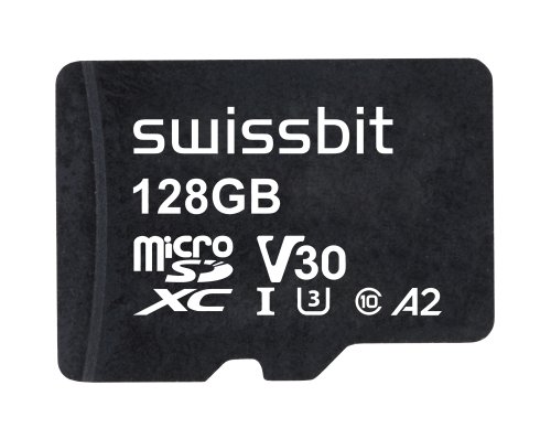 Industrial microSD Card, S-50u, 128 GB, 3D TLC Flash, -25°C to +85°C