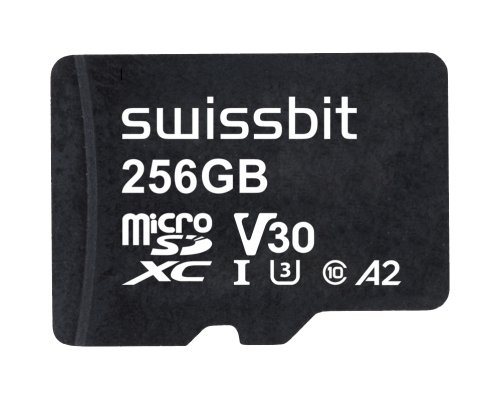 Industrial microSD Card, S-50u, 256 GB, 3D TLC Flash, -40°C to +85°C