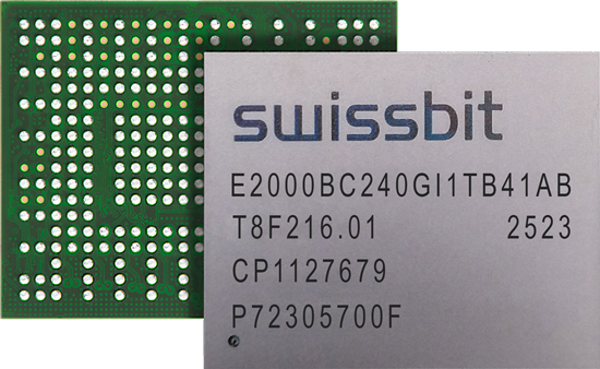 Industrial BGA PCIe SSD, E2000, 240 GB, 3D TLC Flash, -40°C to +85°C