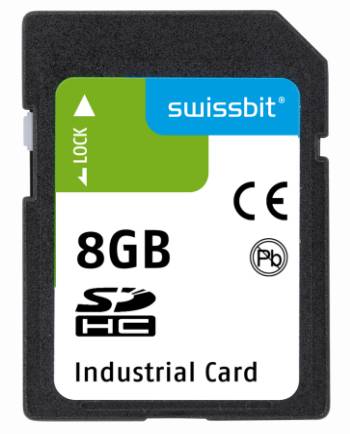 Industrial SD Card, S-600, 8 GB, SLC Flash, -25°C to +85°C
