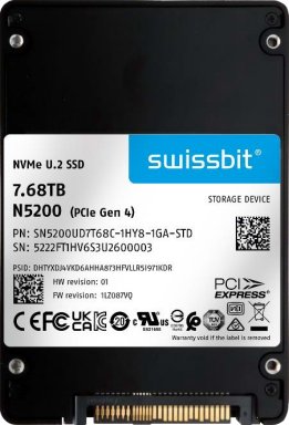 Enterprise PCIe SSD 2.5", N5200, 1920 GB, 3D TLC Flash, 0°C to +70°C
