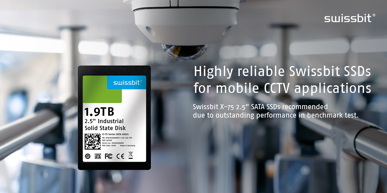 Swissbit SSDs for mobile video surveillance applications