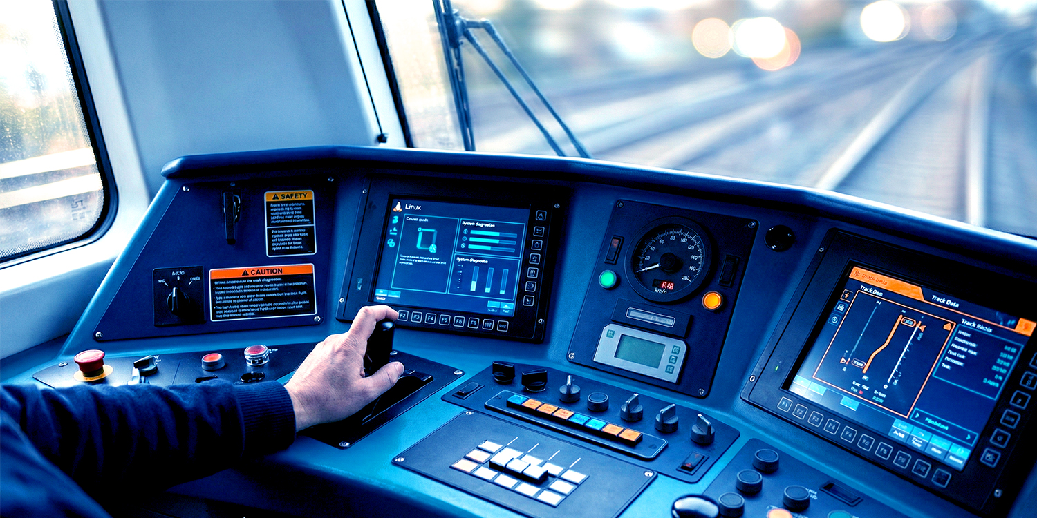 Train Sation Computer Transportation Storage Solutions for Rail & Infrastructure | Swissbit