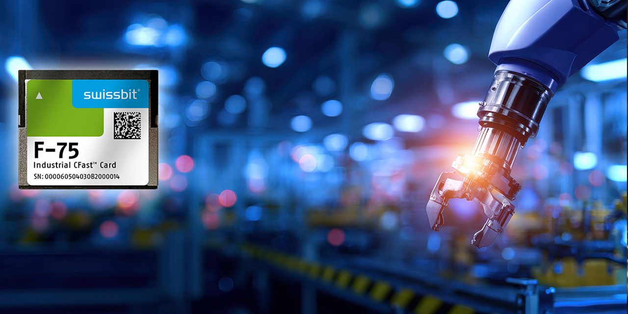 Swissbit introduces F-75 CFast series for high-endurance industrial storage