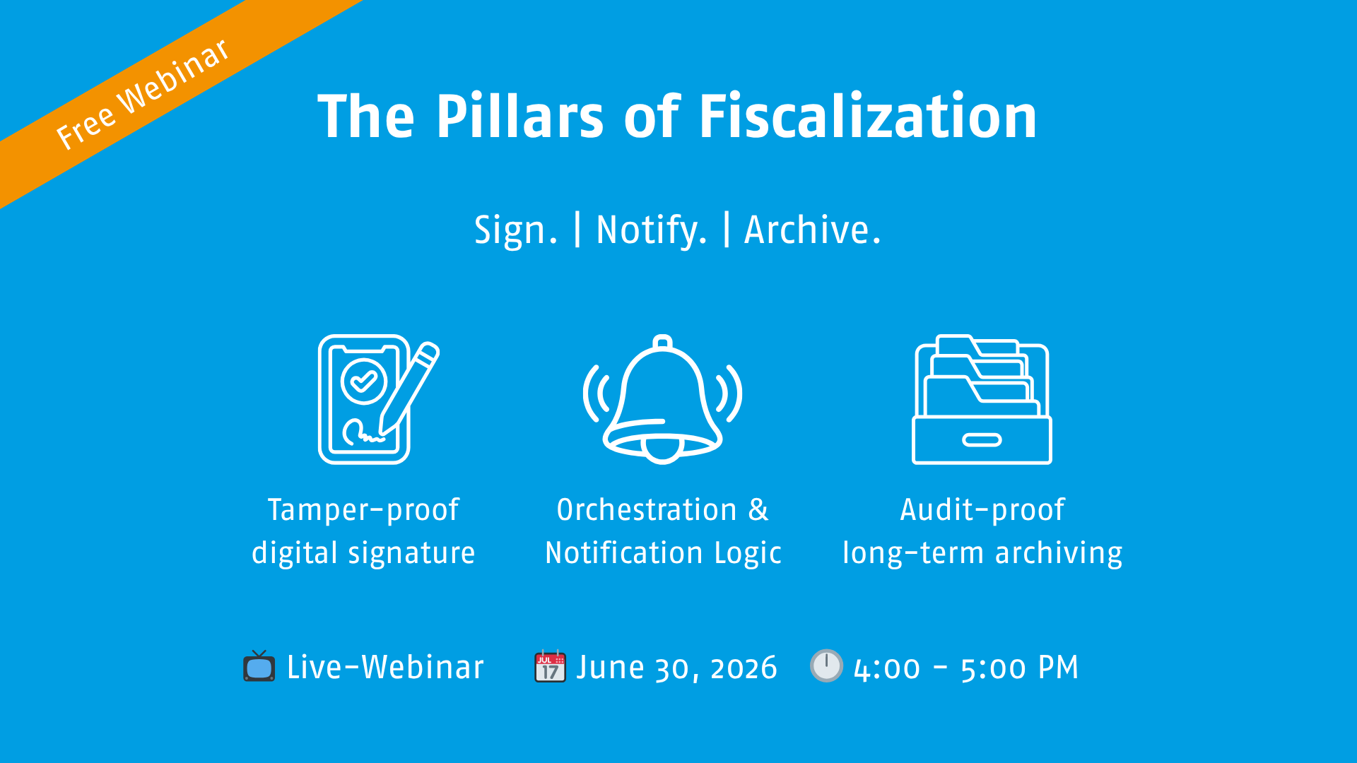 The Pillars of Fiscalization