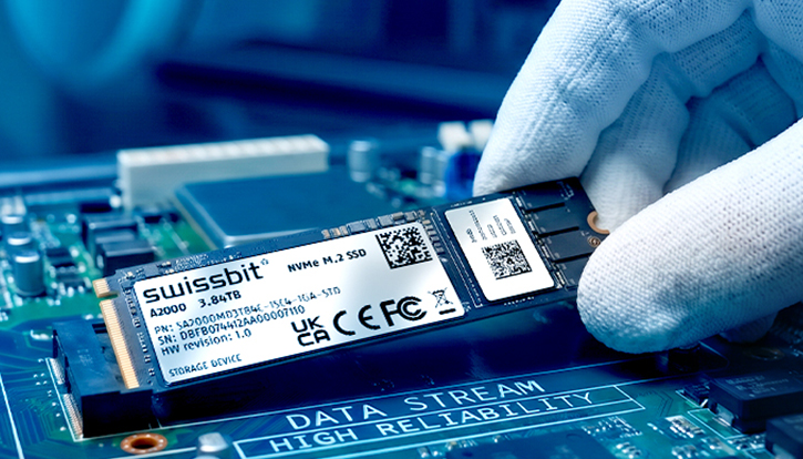 Swissbit stellt A2000 PCIe-SSD-Serie für industrielle High-Performance-Anwendungen vor