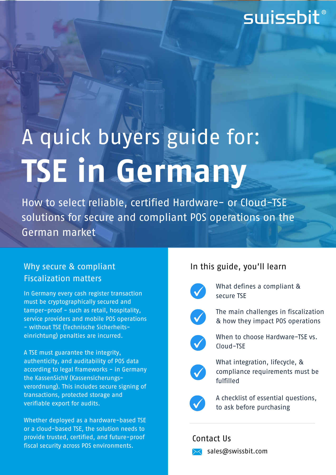 A quick buyer's guide for TSE in Germany